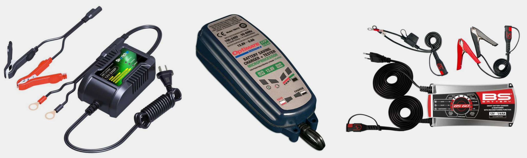Chargeur-de-batterie lithium - Ixtem Moto